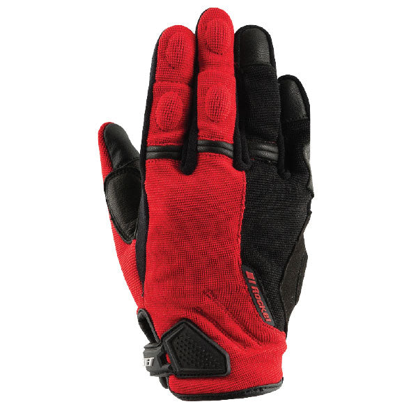 JOE ROCKET WOMEN'S AURORA TEXTILE GLOVES SMALL - RED/BLACK 4-340714