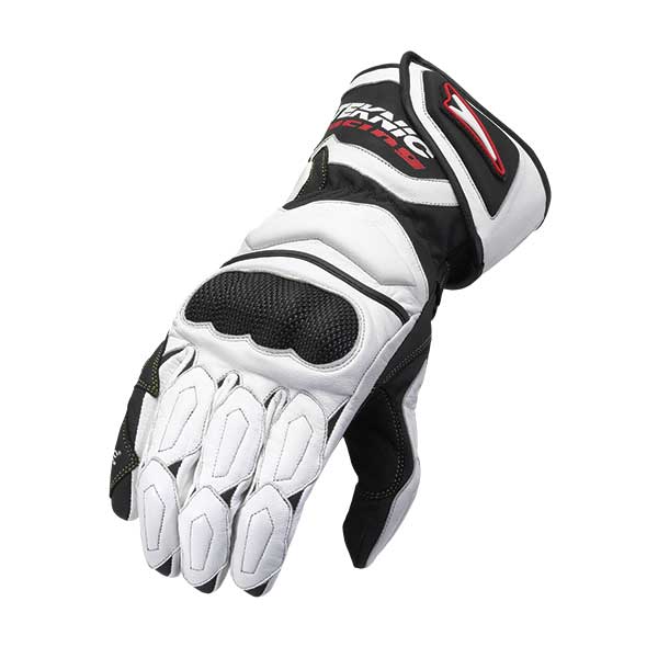 TEKNIC LONG CHICANE STREET GLOVES XL WHITE/BLACK 4-350097