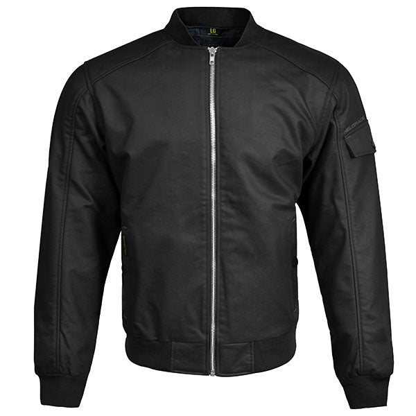 HELGRADE LANCASTER MEN'S WAX CANVAS JACKET BLACK 3XL 8-001017