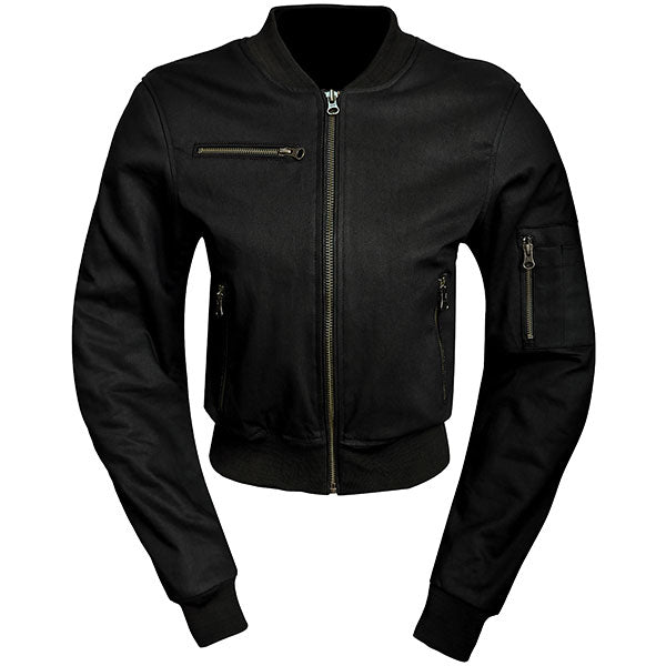 HELGRADE WOMEN'S CRUZ WAXED JACKET BLACK XL 8-406016