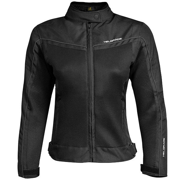 HELGRADE LIVELY WOMEN'S MESH JACKET BLACK LARGE 8-401014