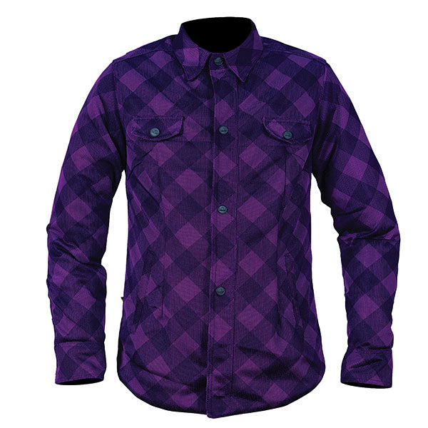 HELGRADE RYDER WOMEN'S MESH MOTO SHIRT PURPLE LARGE 8-408615