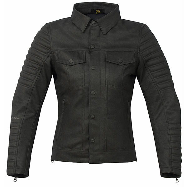 HELGRADE SWIFT WOMEN'S WAXED JACKET BLACK 2XL 8-403017