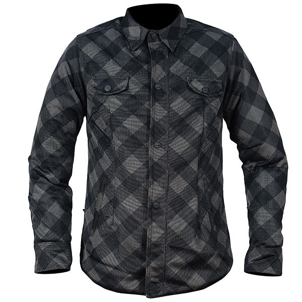 HELGRADE RYDER WOMEN'S MESH MOTO SHIRT BLACK SMALL 8-404013