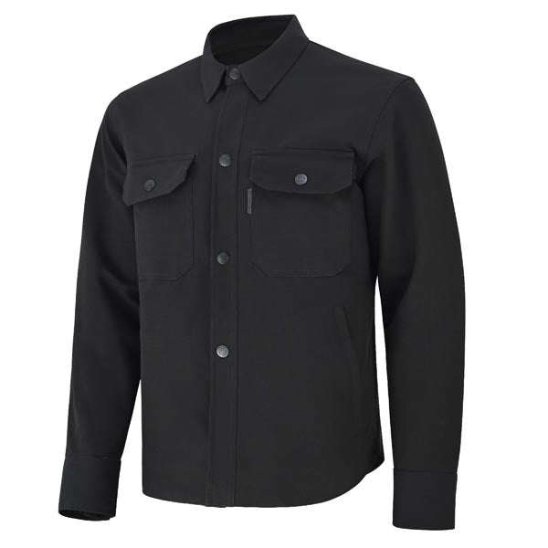 HELGRADE HARRISON WATERPROOF TEXTILE MOTO SHIRT BLACK LARGE 8-018014