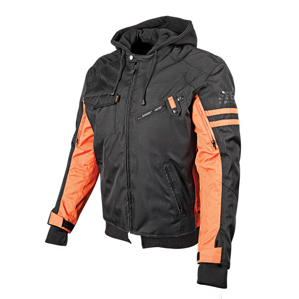SPEED AND STRENGTH MEN'S OFF THE CHAIN 2.0 TEXTILE MOTORCYCLE JACKET SMALL - ORANGE/BLACK 877799