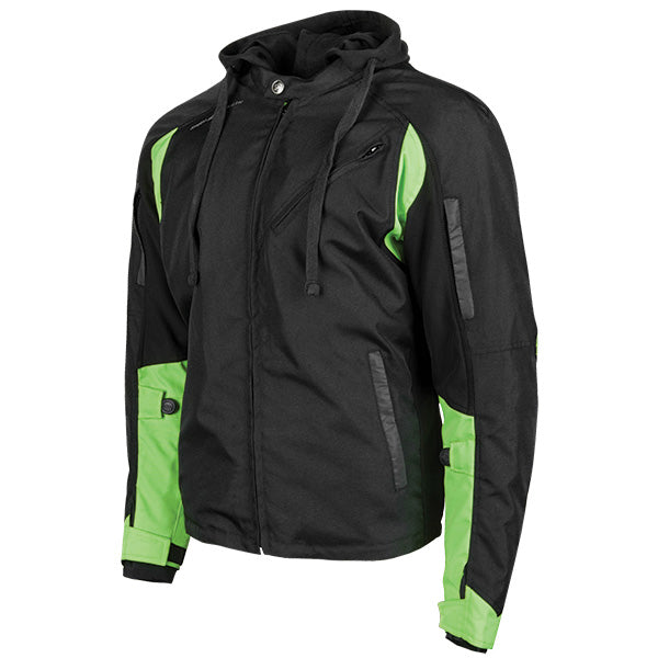 SPEED AND STRENGTH MEN'S FAST FORWARD TEXTILE MOTORCYCLE JACKET 3XL HI-VIZ 884439
