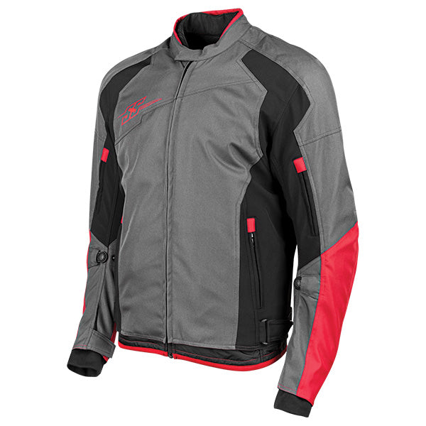 SPEED AND STRENGTH SURE SHOT TEXTILE MOTORCYCLE JACKET SMALL RED 884633