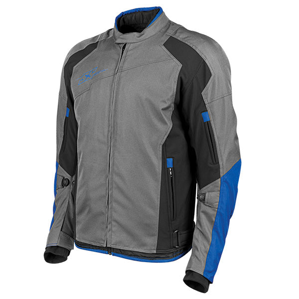 SPEED AND STRENGTH SURE SHOT TEXTILE MOTORCYCLE JACKET SMALL BLUE 884639