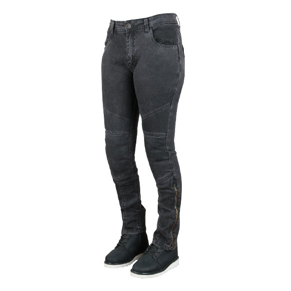 SPEED AND STRENGTH WOMEN'S STREET SAVVY SLIM FIT REINFORCED PANTS 16 REGULAR BLACK 900034