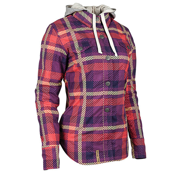 SPEED AND STRENGTH TRUE ROMANCE WOMENS ARMORED MOTO SHIRT XL RED 884266