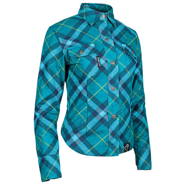 SPEED AND STRENGTH CROSS MY HEART WOMENS REINFORCED MOTO SHIRT XS TEAL 884488