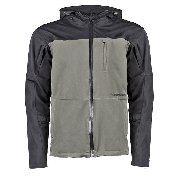 SPEED AND STRENGTH MEN'S FAME AND FORTUNE MOTORCYCLE JACKET MEDIUM OLIVE/BLACK 4-614985