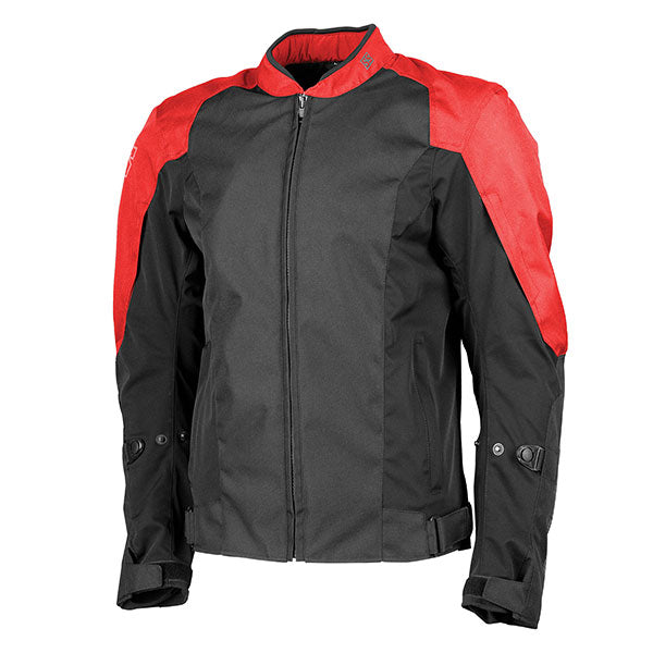 SPEED AND STRENGTH MEN'S MOMENT OF TRUTH TEXTILE JACKET SMALL BLACK/RED 4-615114