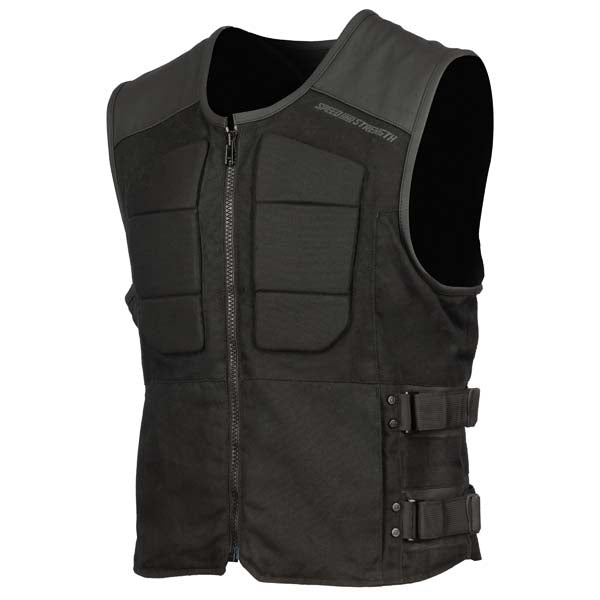 SPEED & STRENGTH MENS TURE GRIT 2.0 TEXTILE VEST 2XL BLACK SSC26113-5