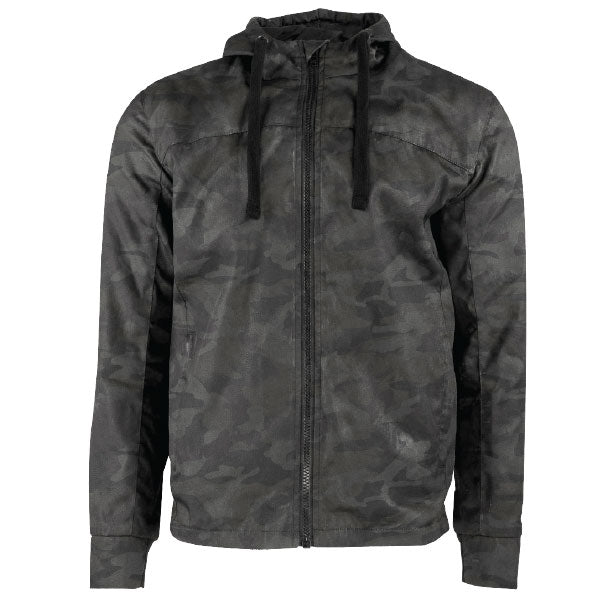 SPEED AND STRENGTH MEN'S GO FOR BROKE ARMOURED MOTORCYCLE HOODY 2XL CAMO 4-619108