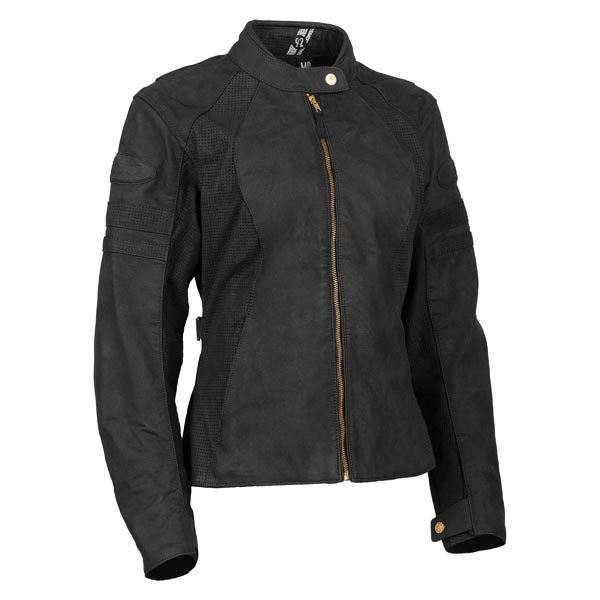JOE ROCKET WOMEN'S CLASSIC 92 LEATHER JACKET BLACK XS JRC26211-1
