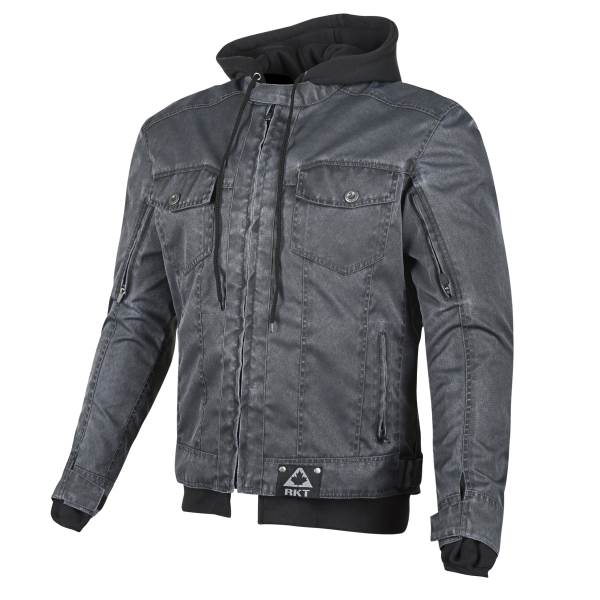 JOE ROCKET GREAT WHITE NORTH TEXTILE JACKET GREY/BLACK LARGE 24-803963