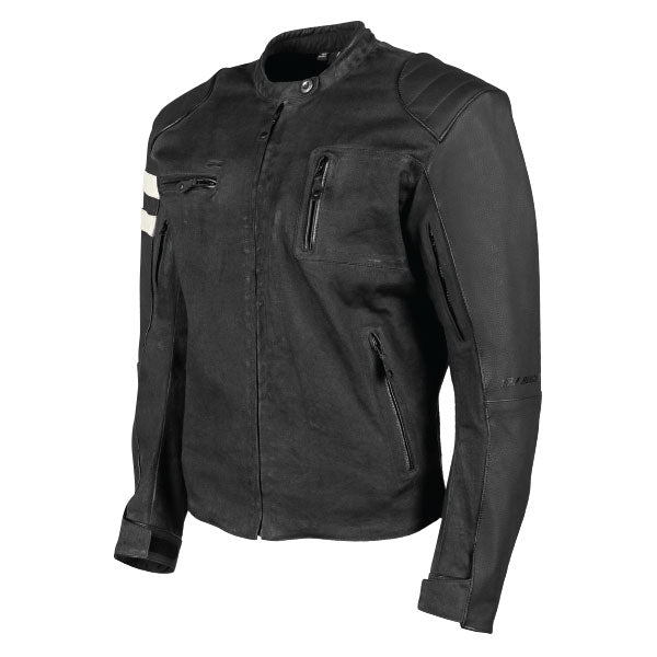 JRC ROCKET 67 LEATHER/TEXTILE JACKET SMALL BLACK 4-641844