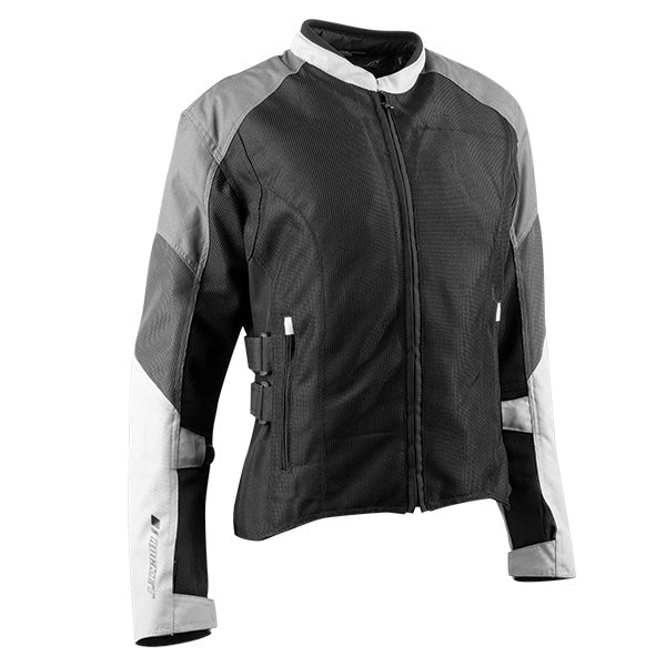 JRC WOMEN'S CLEO 14.0 MESH JACKET XS - WHITE/GREY 4-644793