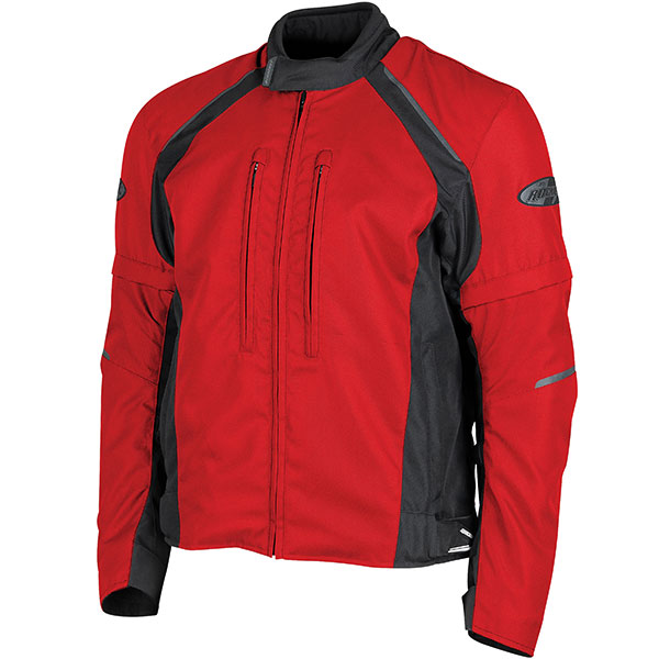 JOE ROCKET MEN'S TRANS CANADA 3.0 CONVERTIBLE TEXTILE JACKET MEDIUM RED JRC22110-8