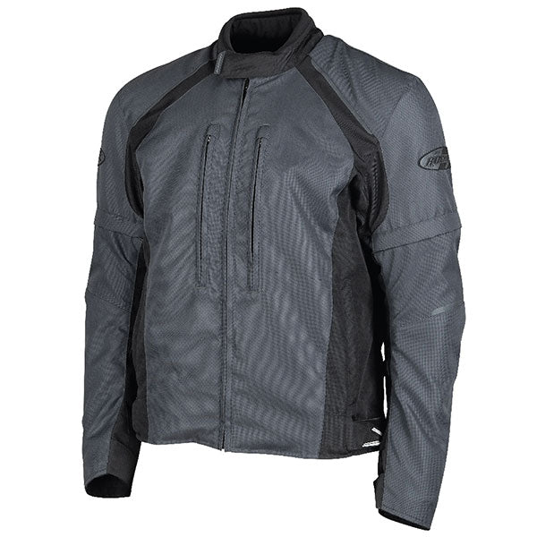 JOE ROCKET MEN'S TRANS CANADA 3.0 CONVERTIBLE TEXTILE JACKET XS BLACK/GREY 4-648093