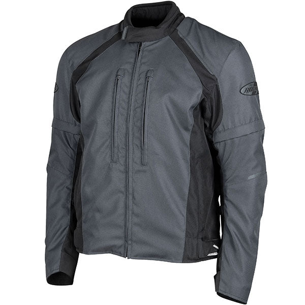 JOE ROCKET MEN'S TRANS CANADA 3.0 CONVERTIBLE TEXTILE JACKET 2XL BLACK/GREY JRC22110-17