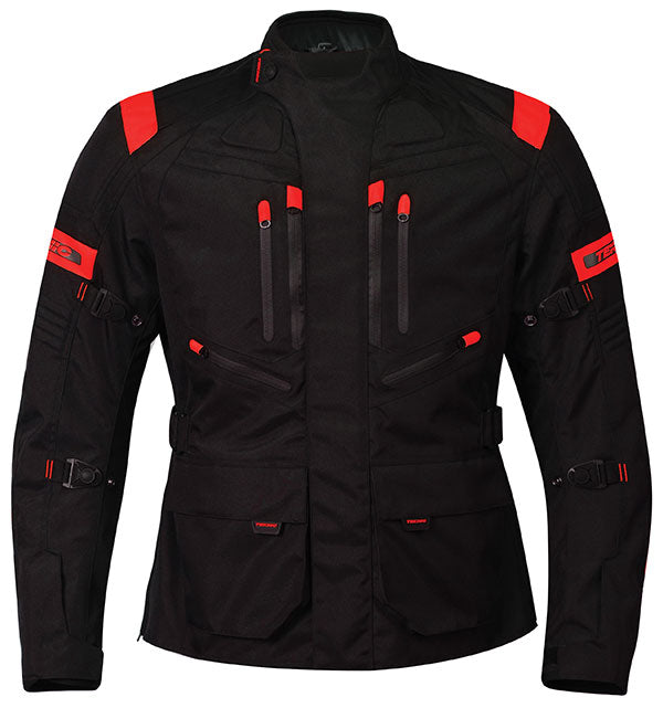 TEKNIC MEN'S EXPEDITION WATERPROOF TEXTILE JACKET 2XL RED/BLACK 4-652518