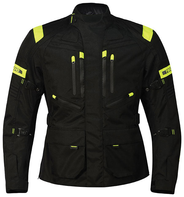 TEKNIC MEN'S EXPEDITION WATERPROOF TEXTILE JACKET XL HI-VISIBILITY/BLACK 4-652567