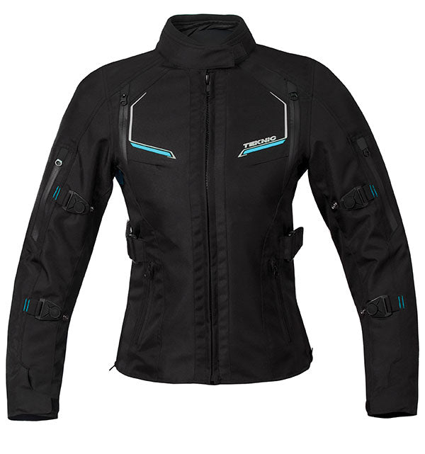 TEKNIC WOMEN'S EXPLORER TEXTILE JACKET XS BLUE/BLACK 4-652823