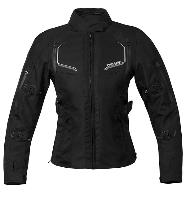 TEKNIC WOMEN'S EXPLORER TEXTILE JACKET MEDIUM GREY/BLACK 4-652885