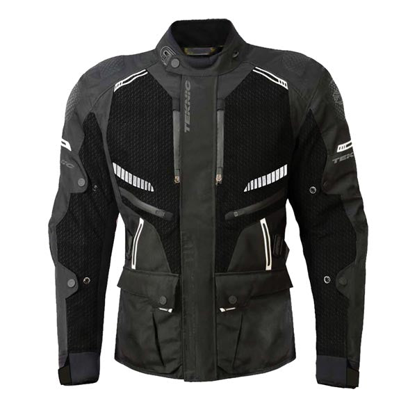 TEKNIC TERRAIN MEN'S WATERPROOF TEXTILE JACKET BLACK MEDIUM 4-652905