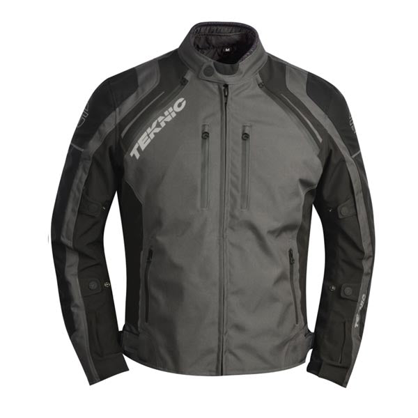TEKNIC DOMAIN MEN'S WATERPROOF TEXTILE JACKET GREY/BLACK 2XL 4-653158