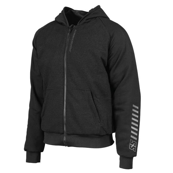 SPEED & STRENGTH TOP DEAD CENTER MENS ARMOURED HOODY BLACK MEDIUM SSC27133-2