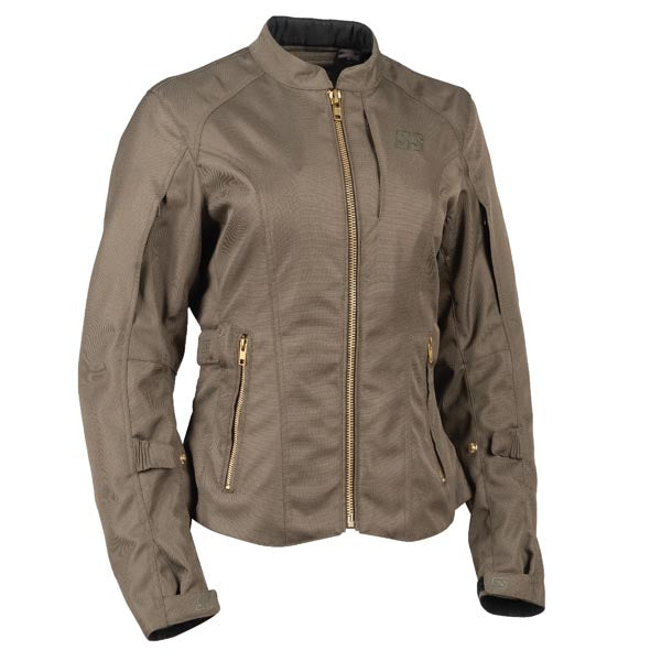 SPEED & STRENGTH TO THE NINES WOMENS TEXTILE JACKET OLIVE XS SSC27210-19
