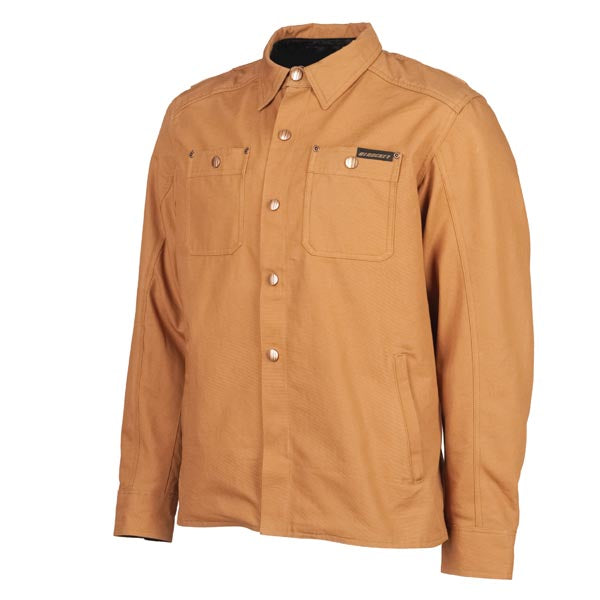 JOE ROCKET STEEL CITY 15.0 MENS PROTECTIVE MOTO SHIRT TAN SMALL JRC27132-12