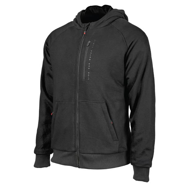JOE ROCKET REACTOR MENS FULL-ZIP PROTECTIVE HOODY BLACK LARGE JRC27130-3