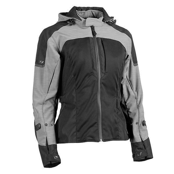 JOE ROCKET VICTORIA WOMEN'S WATERPROOF TEXTILE JACKET MEDIUM HEATHER GREY JRC25210-10