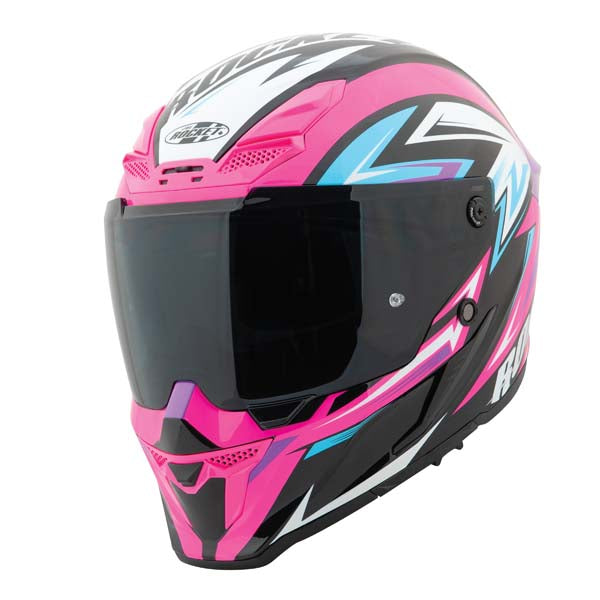 JOE ROCKET RKT 240-SERIES REACTOR FULL FACE HELMET XL PINK JRC26181-11