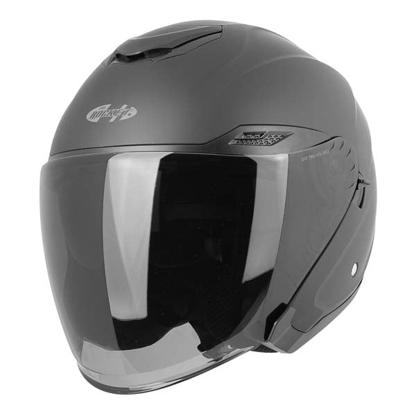 JOE ROCKET RKT 70 SERIES SOLID OPEN FACE HELMET MATTE BLACK MEDIUM JRC25180-3