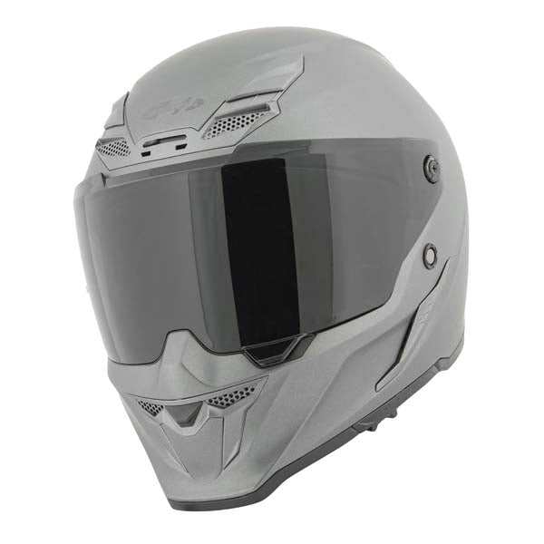 JOE ROCKET RKT 240-SERIES SOLID FULL FACE HELMET MATTE TITANIUM XS JRC25182-13