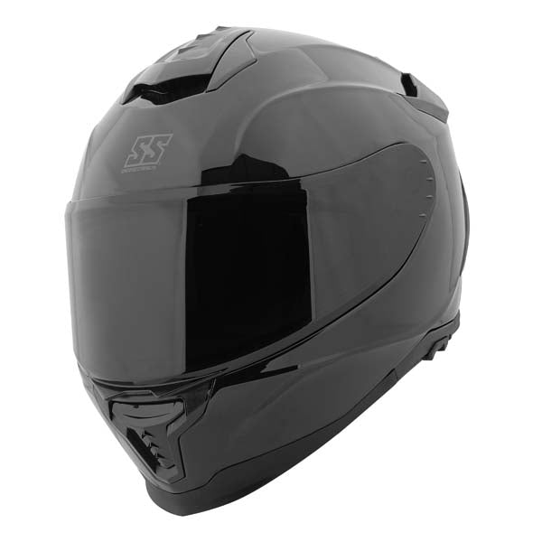 SPEED & STRENGTH SS1660 SOLID SPEED FULL FACE HELMET XS GLOSS BLACK SSC26181-1