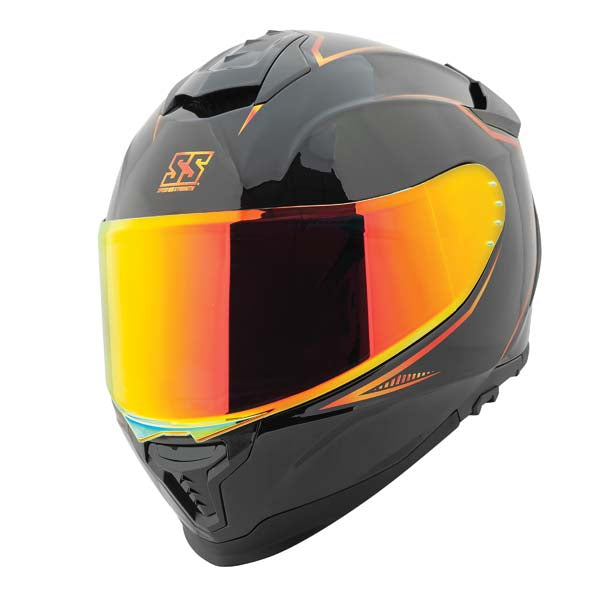 SPEED & STRENGTH SS1660 CRUISE MISSILE FULL FACE HELMET XL GLOSS RED SSC26182-5