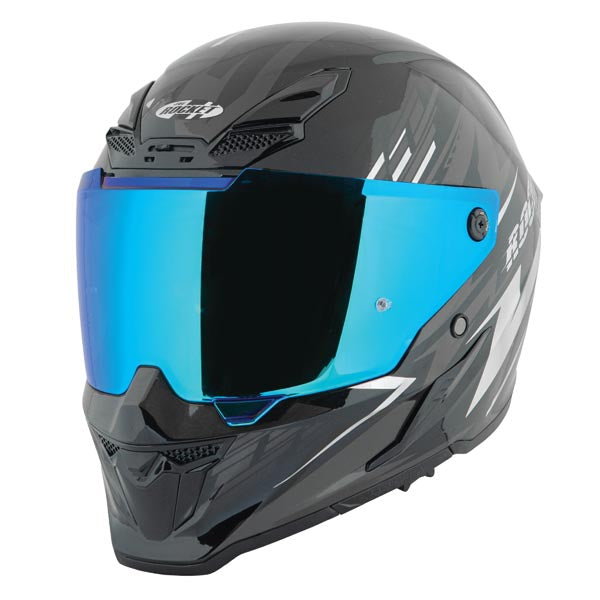 JOE ROCKET RKT 240-SERIES SUPERNOVA FULL FACE HELMET GLOSS SILVER MEDIUM JRC27184-15