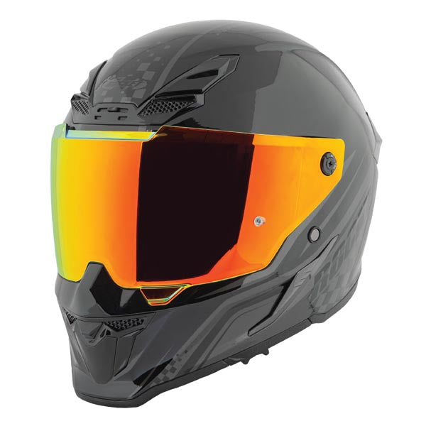 JOE ROCKET RKT 240-SERIES SPEEDMASTER FULL FACE HELMET GLOSS BLACK SMALL JRC27183-8