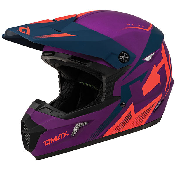 GMAX MX46 COMPOUND MX HELMET PURPLE MATTE SMALL D3464934