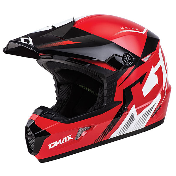 GMAX MX46 COMPOUND MX HELMET RED XS D3464753
