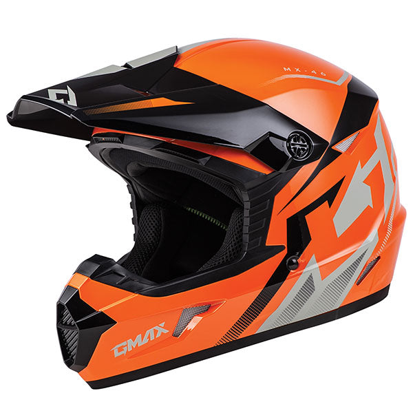 GMAX MX46 COMPOUND MX HELMET ORANGE XS D3464283