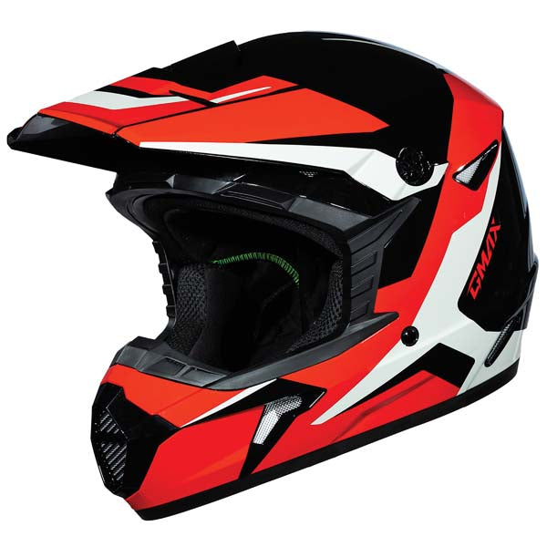 GMAX MX46 CYCLUS MX HELMET BLACK/RED XS D3465153