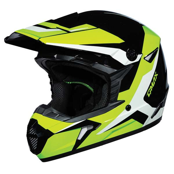 GMAX MX46 CYCLUS MX HELMET BLACK/GREEN 2XL D3465058